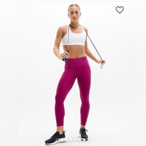 Athleta Interval Stash high rise 7/8 legging, size large